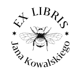 Owad - wzór ex libris Exlibris wzór owad