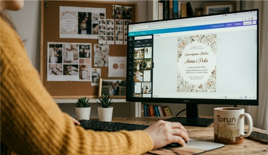 Projekt zaproszeń Canva